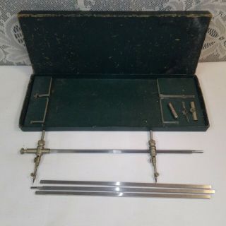 Vintage N1078 K E Arrow Beam Compasses Drafting Tool