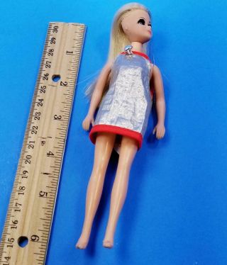 RARE Topper Dawn Doll Dance Party Fancy Feets Doll w/Dress Vintage 1970 ' s 8