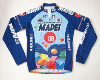 Colnago Team Mapei Gb Long Sleeve Vintage Cycling Jersey L Rapha