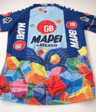 Colnago team Mapei GB long sleeve vintage cycling jersey L rapha 5