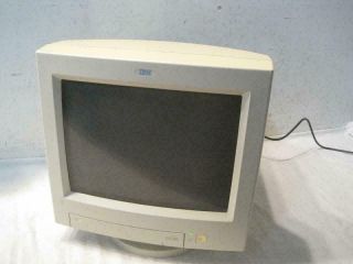 Vintage Ibm Computer Monitor Terminal - Model: 2115 - 001 P/n: 72g7452