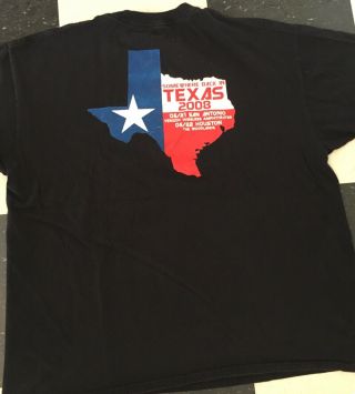 Vintage Iron Maiden T Shirt Somewhere Back in Texas 2008 San Antonio 2X Anvil 3