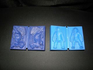 Vintage Fantasy Troll And Dragon Clay Figure Molds
