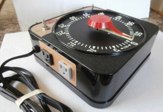 Vintage TIME - O - LITE EZC - 73 Photography Dark Room Analog Timer with Buzzer 2