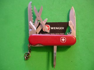 Ntsa Vintage Swiss Army Wenger Multifunction Pocket Knife Handyman (w/dog Leg)