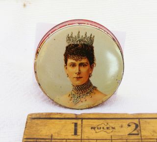 Royal Themed - Cachous Tin - Queen Mary - (1 Of A Pair)