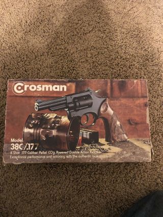 Vintage Crossman Pellet Pistol,  Model 38c/.  177