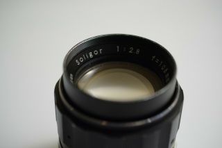 Vintage Soligor 1:2.  8 F=105mm Camera Lens Mount M42