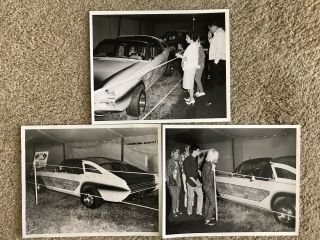 Rare George Barris Zebra Mustang Photos From 1967 Vintage Frank Sinatra 8x10