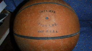 Vintage Basketball Rawlings RS3 Official Ply - Inflate to 9 lbs Made USA 3