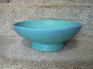 Van Briggle; Large Hand Thrown Bowl; Turquoise Blue Glaze; Vintage