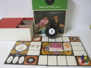 Vintage Selchow & Righter Behind The 8 Ball Board Game 1969 Rare No.  43