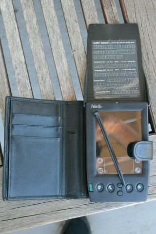 Vintage Palm Pilot Iiic Platform Handheld Pda Reset