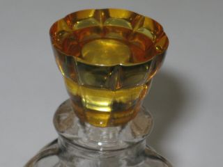 Vintage Vigny Glass Perfume Bottle Eau De Cologne - Heure Intime - 2 OZ - 4 