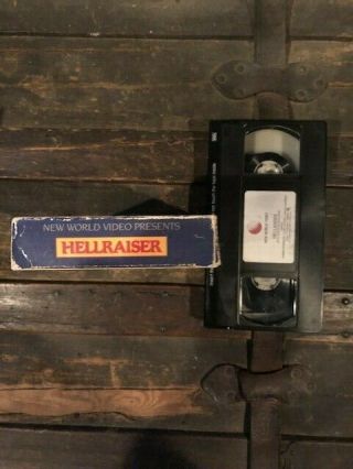 Hellraiser VHS HORROR SLASHER CULT VINTAGE HTF OOP RARE 3