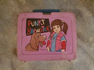 1984 Vintage Punky Brewster Lunch Box With Thermos