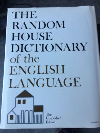 VTG 1973 The Random House Dictionary of the English Language Unabridged Edition 2