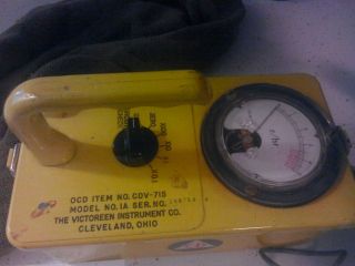 Victoreen Cdv - 715.  Radiation Detector.  Vintage.  Powers Up