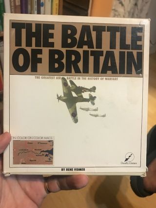 Vintage 1991 Battle Of Britain Computer Game For Older Macs Plus Through Iifx