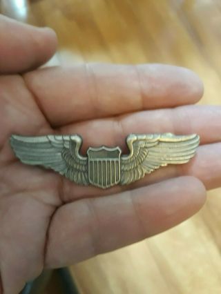 Vintage Ww2 Us Army Air Corp Pilot Wings Unmarked