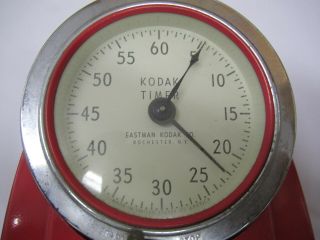 Vintage Eastman Kodak Red Dark Room Timer Wind Up Model 8239