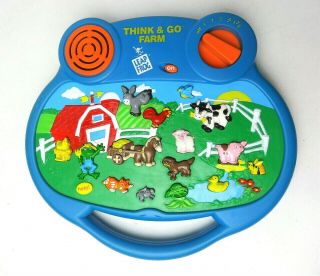 Leapfrog Think & Go Farm Electronic Interactive Learning Game Toy/ Vintage 1998