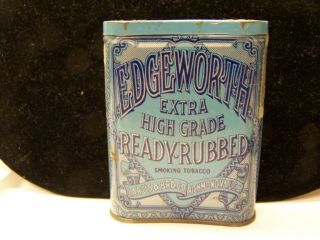 Vintage Edgeworth Extra Ready Rubbed Tobacco Pocket Tin 2