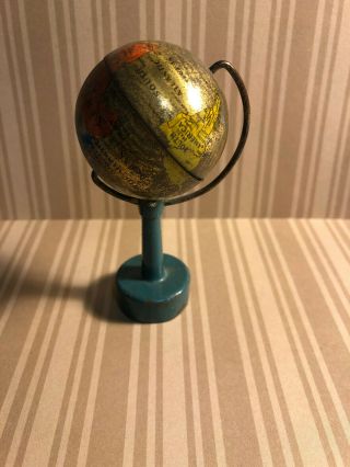 Vintage Metal Globe Pencil Sharpener