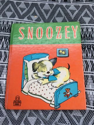 Vintage Snoozey Tell A Tale Book Whitman Publishing 1944 Mckean Surprise For