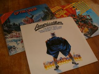 Vintage Vinyl 3 Beach Boys Soundtracks Police Academy 4 Americathon Up The Creek