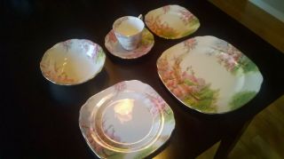 Vintage Royal Albert Blossom Time China 6 Piece Place Setting