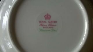 Vintage Royal Albert Blossom Time China 6 Piece Place Setting 5