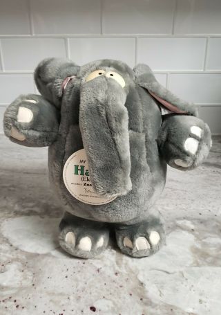 Vintage Rare Htf Sandra Boynton Gray Harry The Elephant Collectible Plush