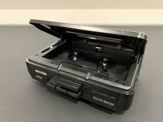 Vintage Black Sony Walkman WM - F2015 Portable Radio Cassette Player - 3