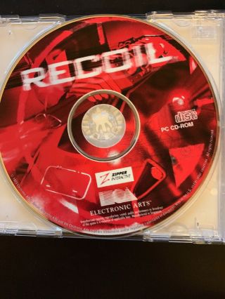 RARE Recoil 1999 PC Cd - rom Electronic Arts Vintage Windows Action Game 5