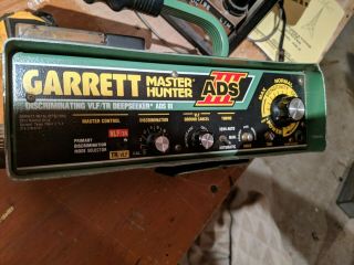 Vintage Garrett Metal Detector Master Hunter,  Ads 3 Iii