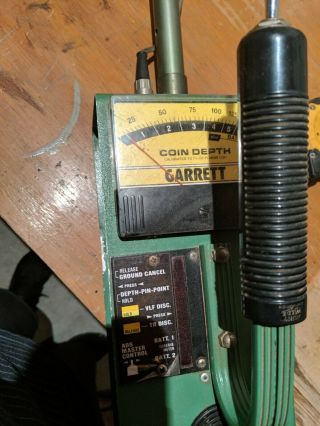 vintage garrett metal detector Master Hunter,  Ads 3 III 2
