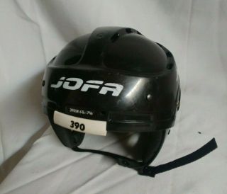 Vintage Jofa 390 Sr 6 3/4 - 7 3/8 Black Hockey Helmet Hurling Canada