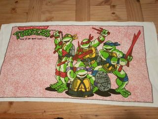 Teenage Mutant Ninja Turtles Bath Towel 1989 Tmnt Vintage