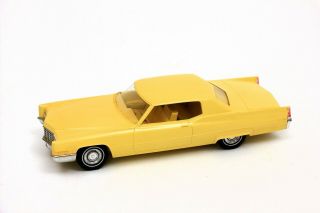 Vintage Jo - Han 1969 Cadillac Coupe De Ville Promo Car Yellow