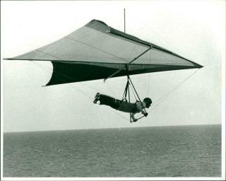 Hang Gliding & Parachuting - Vintage Photo