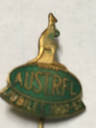 Vintage Australian Rugby League Jubilee 1907 - 57 Badge Pin 2