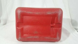 Vintage Rubbermaid GOTT 2.  5 Gallon Gas Can Red Vented Plastic Model 1226 Pre Ban 7