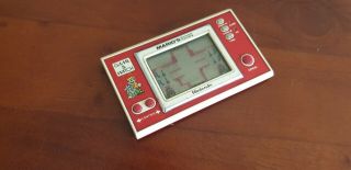 Mario cement factory Nintendo Game & Watch vintage Widescreen handheld game 4