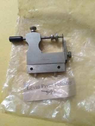 Vintage Watchmakers Tool Levin Pivot Polisher And Straightener