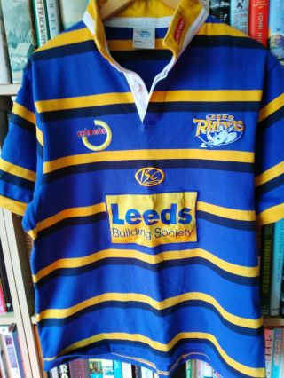 Leeds Rhinos Shirt,  Xl,  Vintage Classic