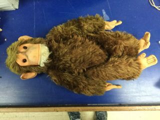 Vintage Mohair Steiff Large Jointed Monkey " Jocko " 18” Tall Htf No Id Tlc Cond