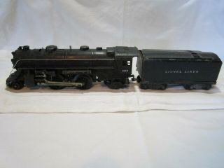 Vintage Post Wwii Lionel Train Line O Gauge 1664 Steam Engine & Tender Repair