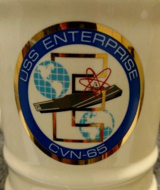 EUC RARE DESIGN Vintage USS Enterprise CVN - 65 Mug,  Cup 4 