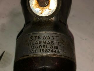 Vintage STEWART SHEARMASTER Model 31B Chicago Flexible Shaft Co,  4H - B; FAST S&H 7